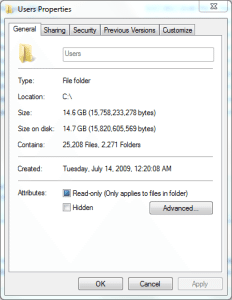 Backkup file size